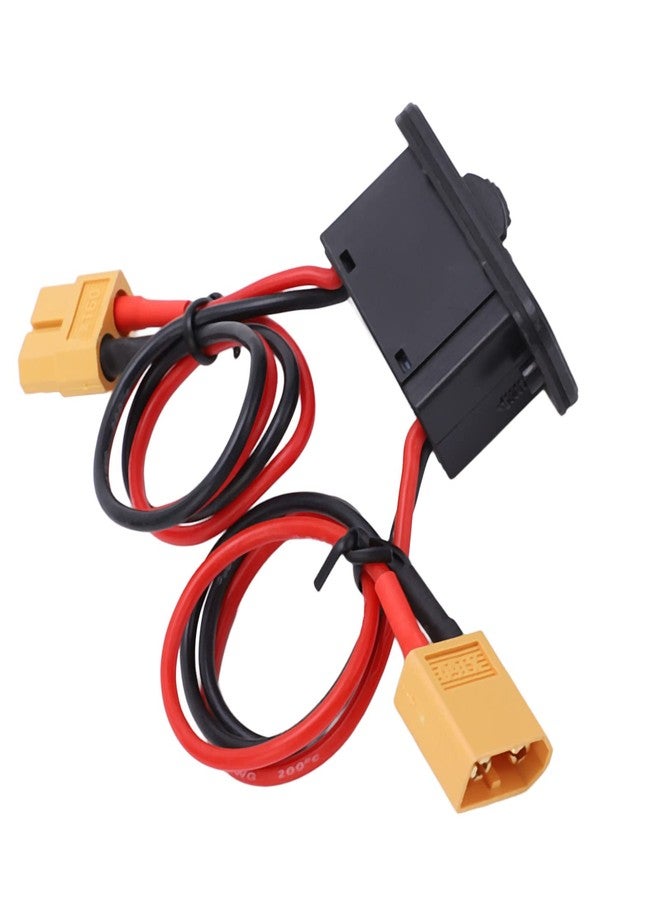 Kodrily RC Switch, Heavy Duty RC Airplane Switch with XT60 Plug, 18AWG Large Current Electronic On Off Connector, Remote Control Part Accessory for RC Car Aircraft Ship Receiver - Image 4
